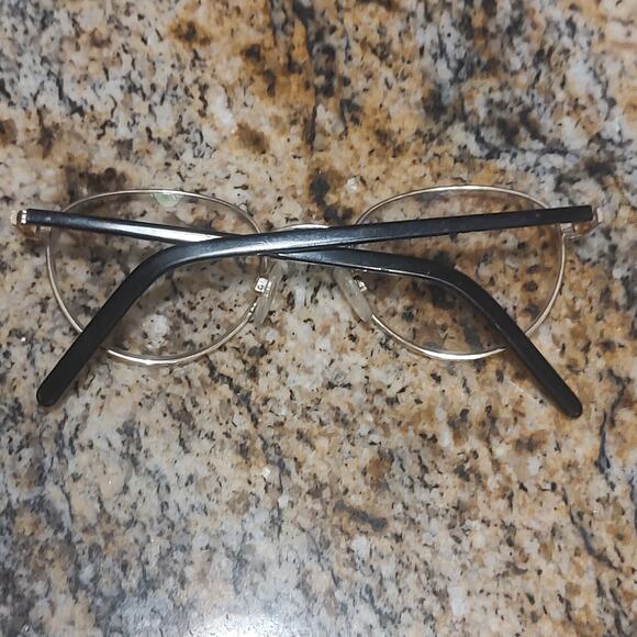 Aspire DEPENDABLE Black & Gold Round Eyeglasses Frames 49-19 135 main image 6